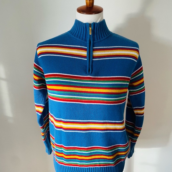 Ralph Lauren Vintage Cotton 3/4 Zip - Picture 2 of 9